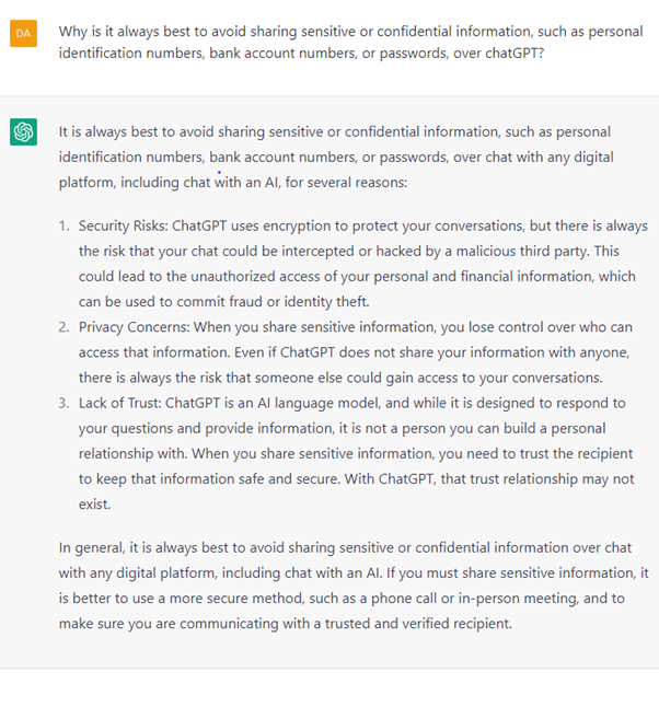 Can you trust ChatGPT to keep your data secure?
