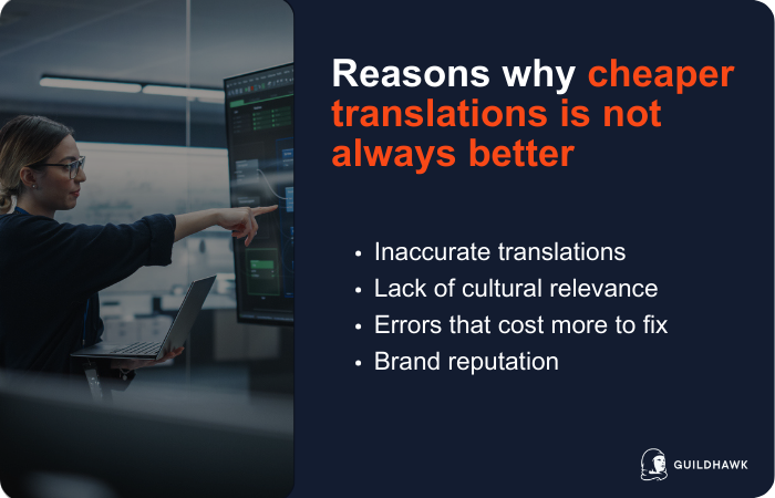 Here are some reasons why cheaper is not always better