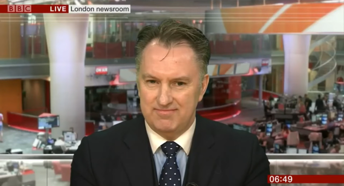  David Clarke invited by BBC News in 2019 to talk about the startling growth of cybercrime