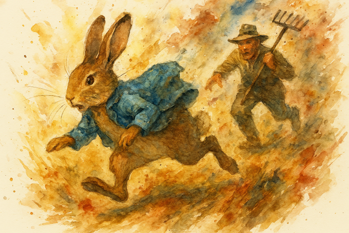 Peter Rabbit Water Colour